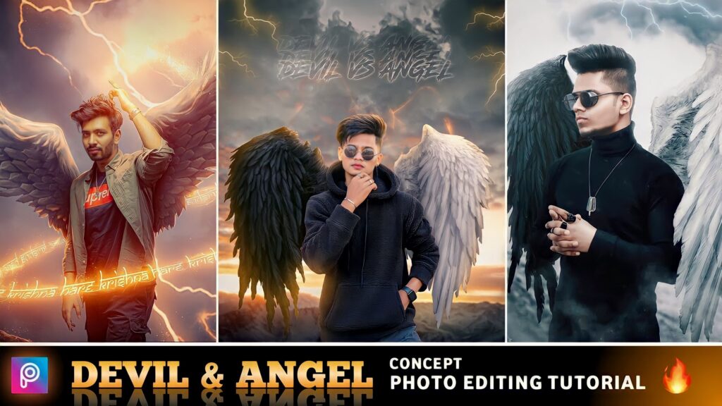 wings manipulation concept photo editing background and png