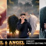wings manipulation concept photo editing background and png