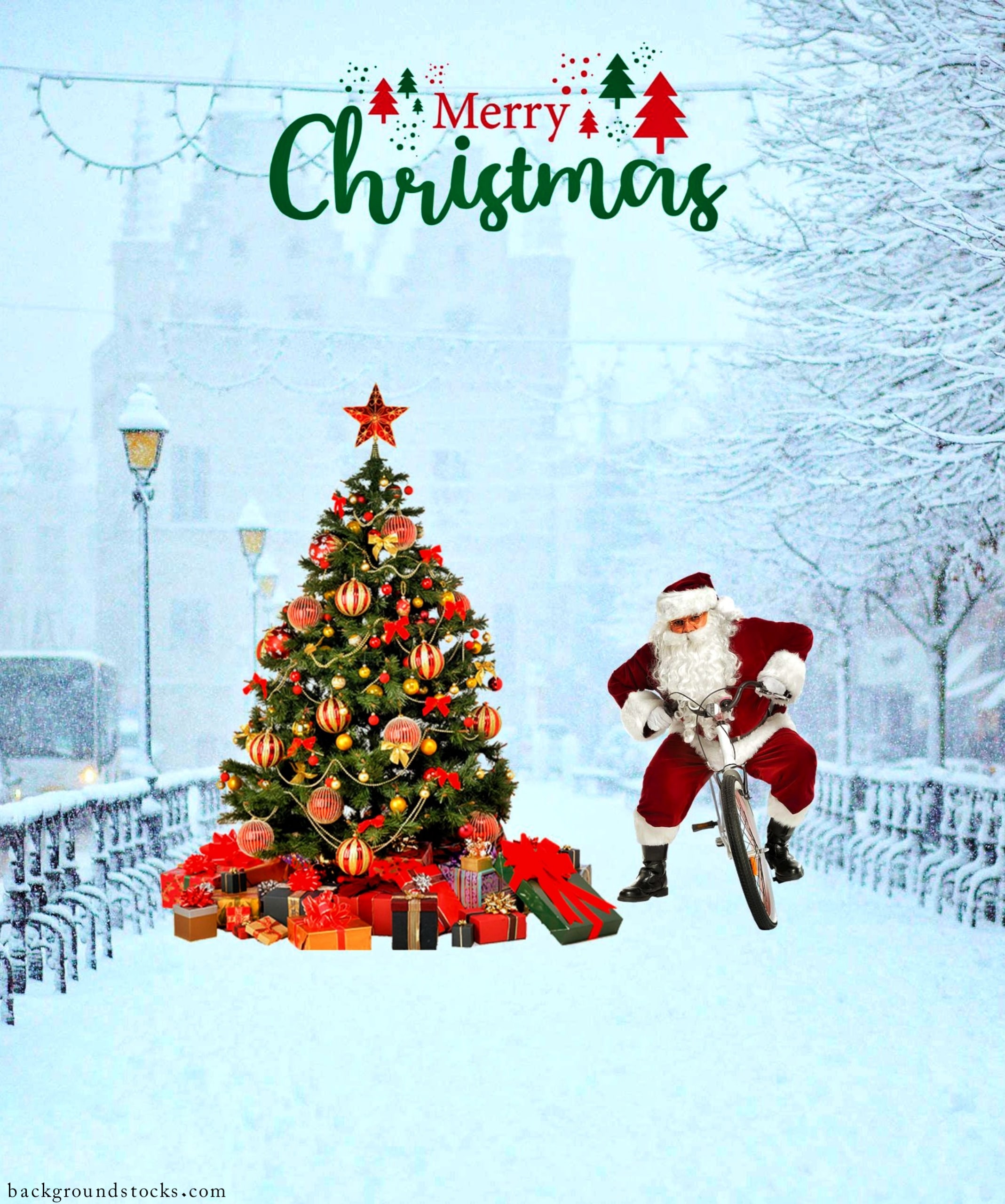Merry Christmas Background Free Picture 
