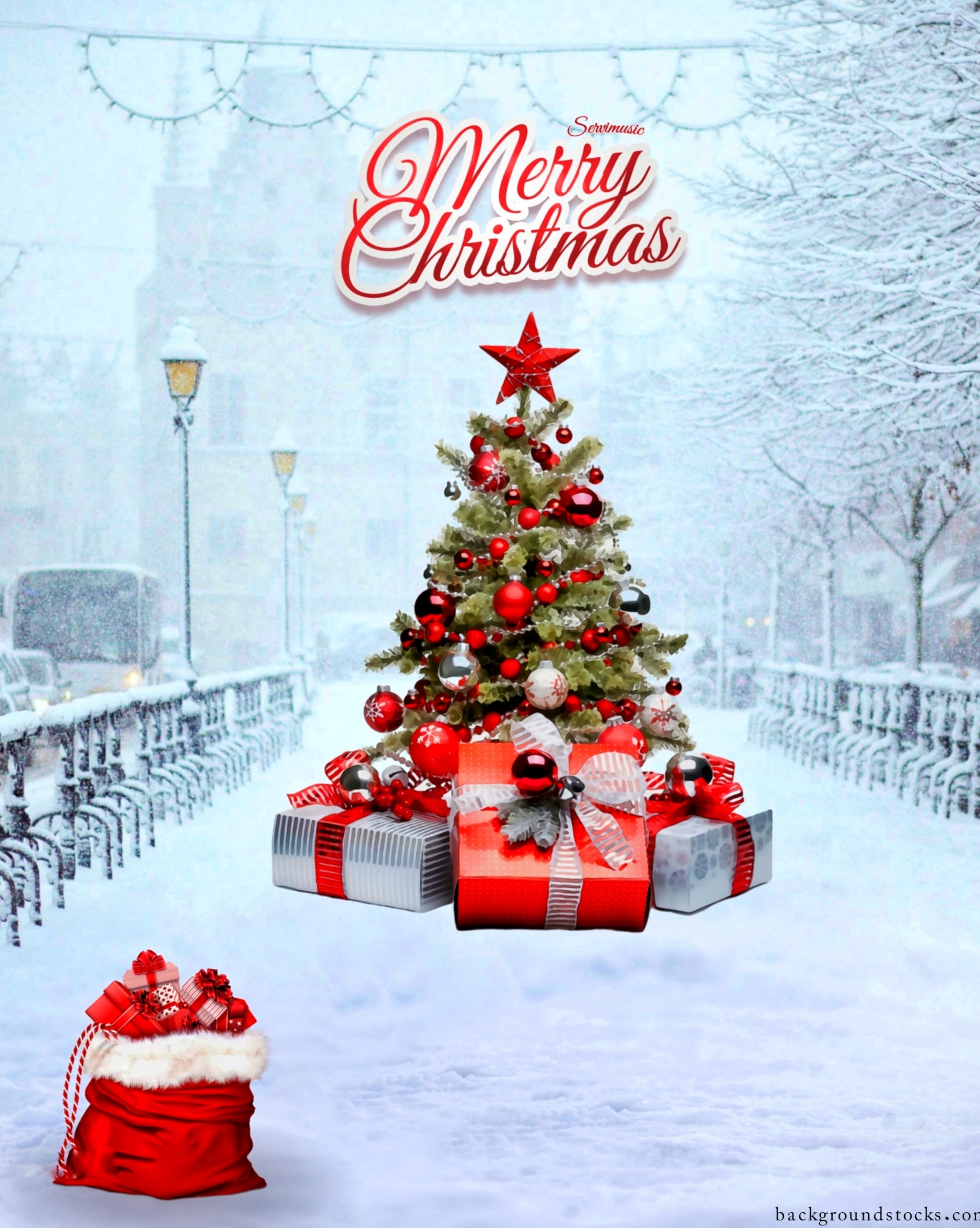 Merry Christmas Photo Background White