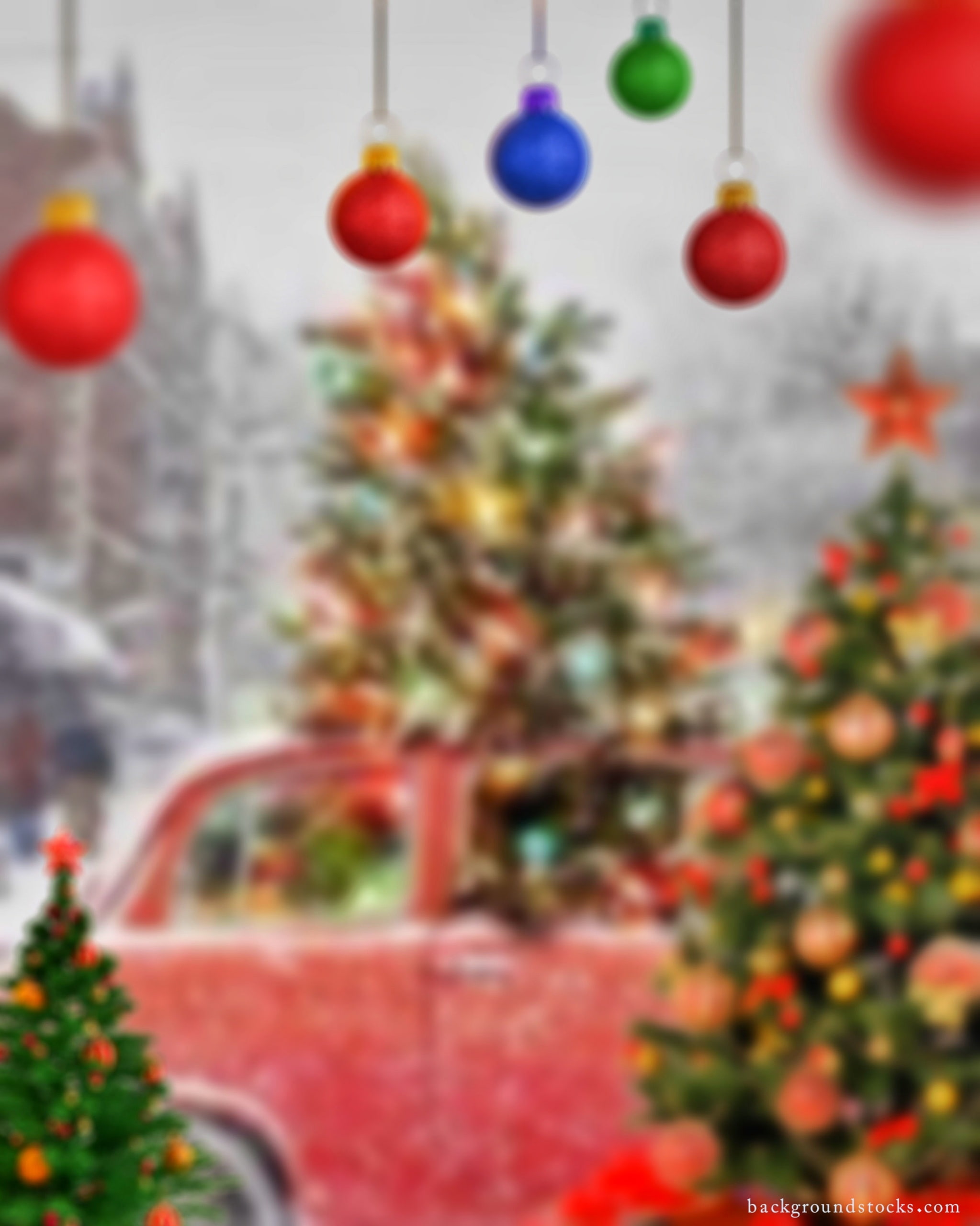 Blur Christmas Background Image 